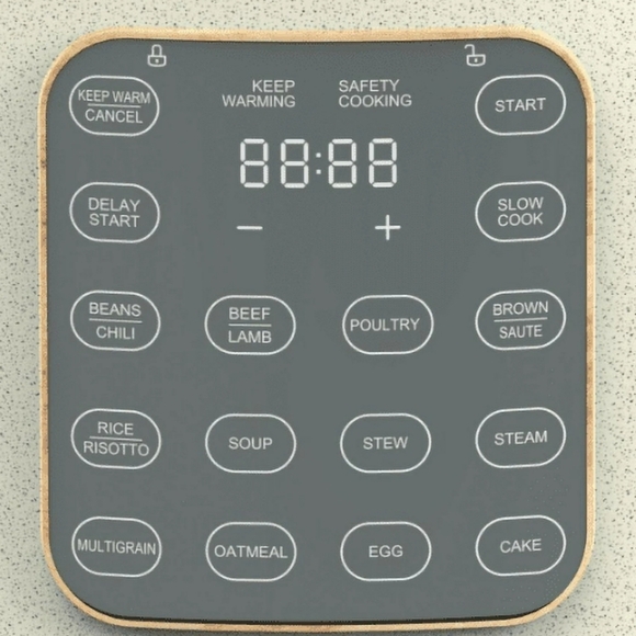 ❤️ New Pioneer Woman Linen Speckle 6Qt Pressure Cooker Blinking Display - Picture 5 of 10